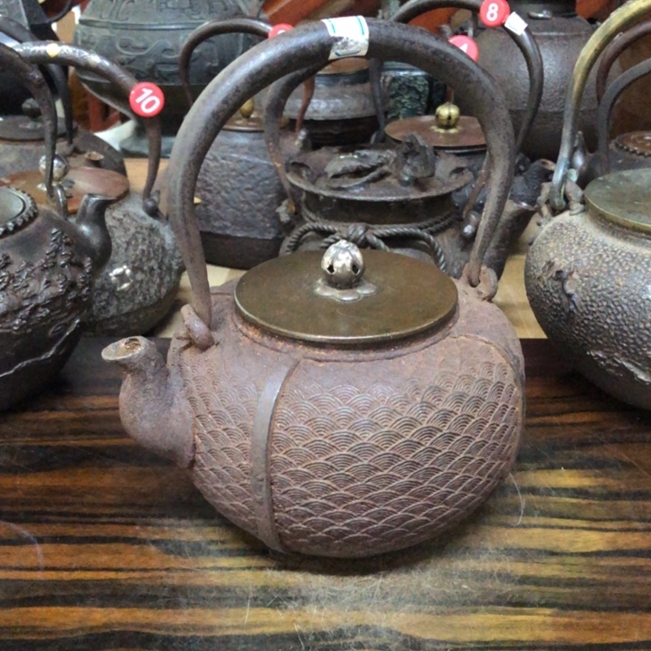 金龙堂福海纹蜡膜壶