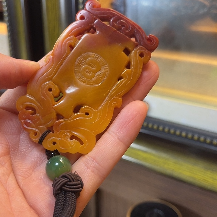 A***為寿山石平安无事牌