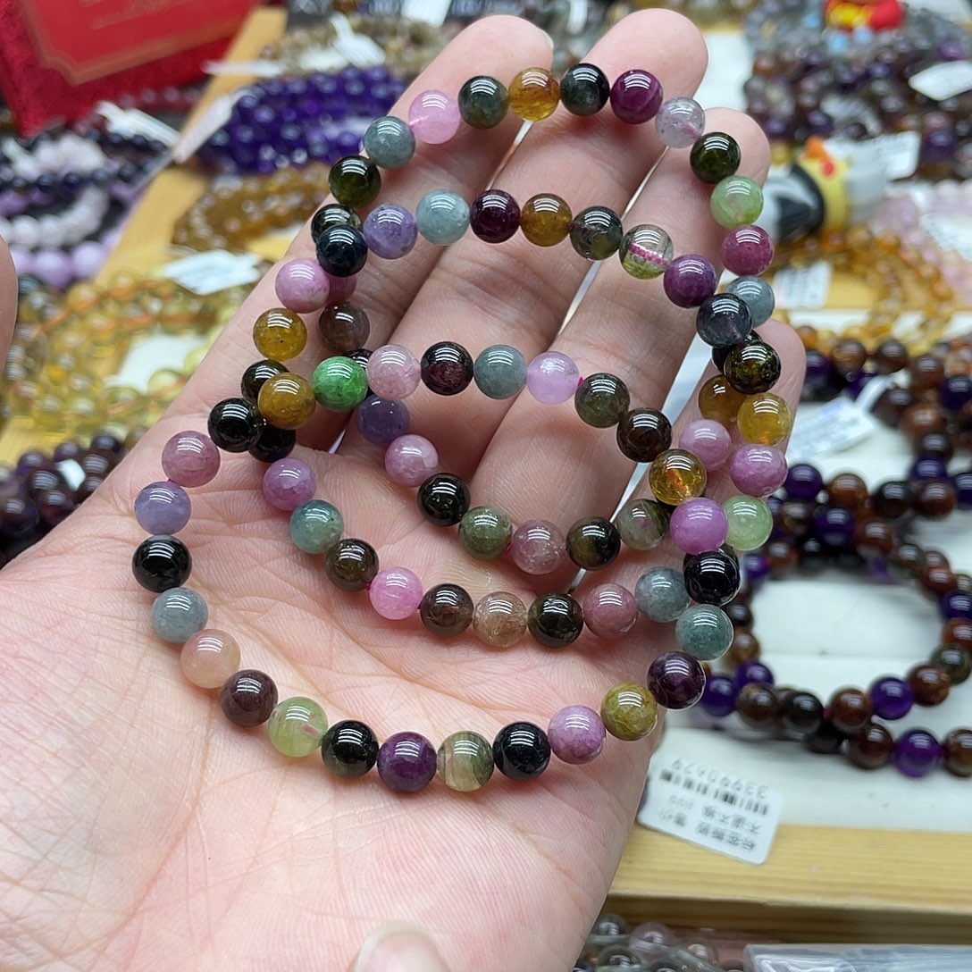 未镶嵌手链水晶多样性发货发一条