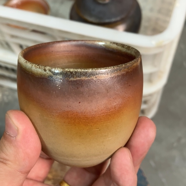 柴烧杯子宝瓶大放漏。