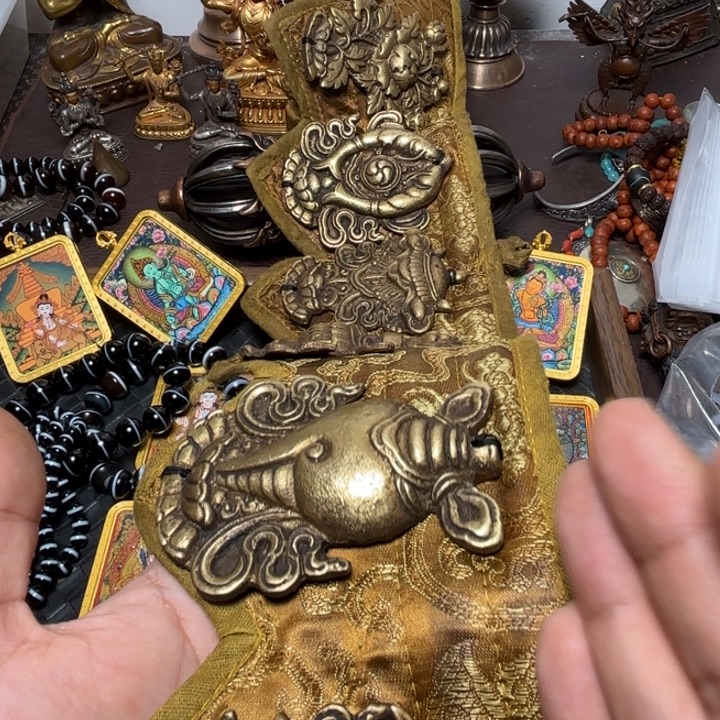 中***进颈饰玻璃同菩提挂件菩提星月