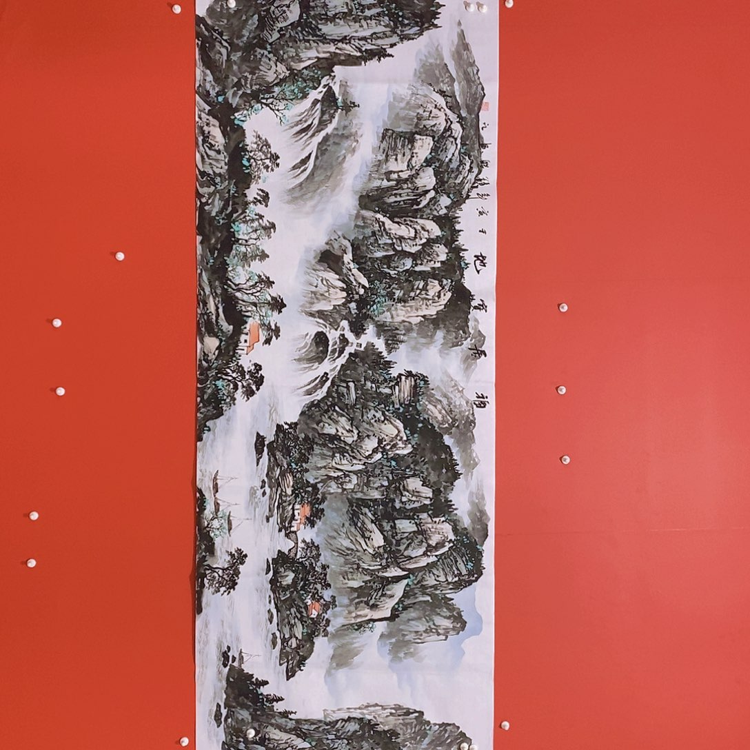 国画山水花鸟国画作品