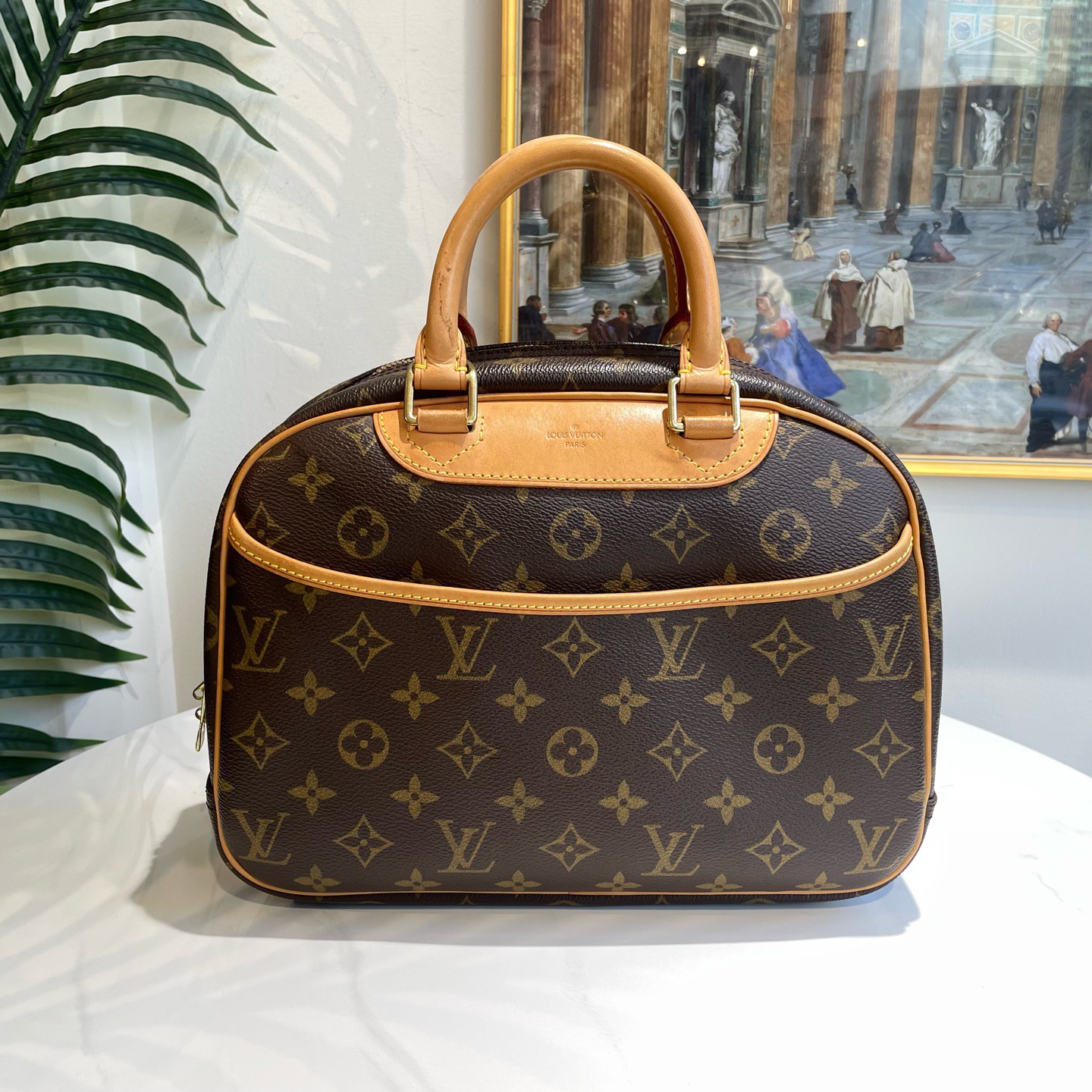 95新 LouisVuitton/路易威登 多宝二奢/25039/小号珍妮手提包 05
