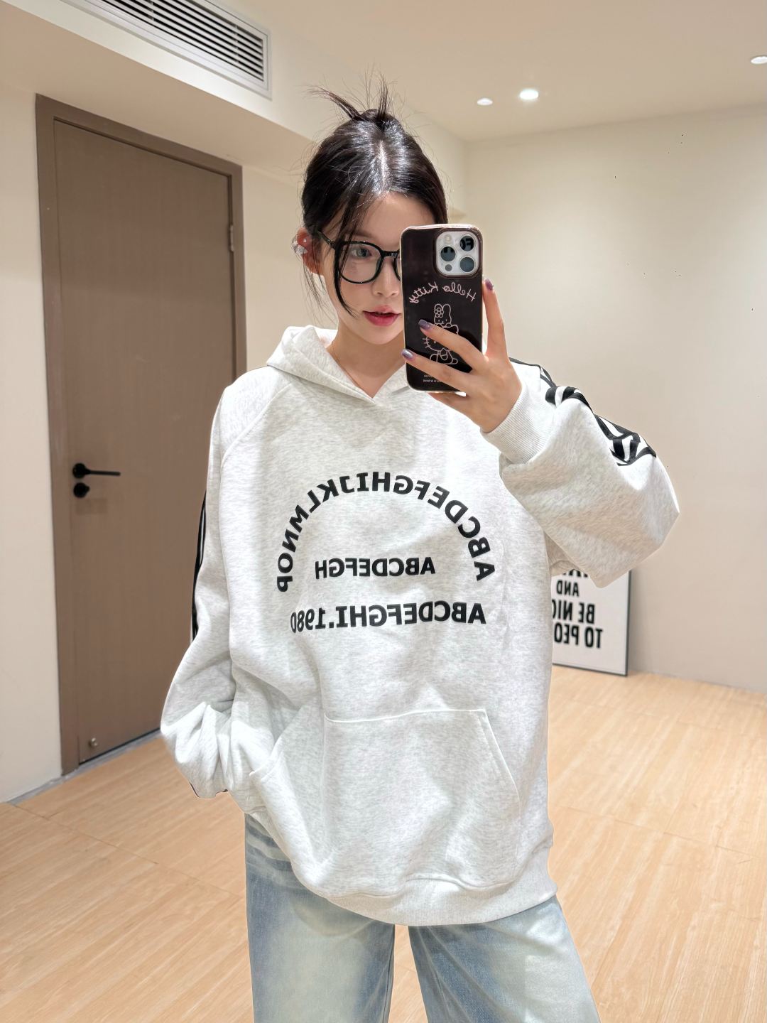 1-100中长款宽松韩版秋冬时尚百搭卫衣