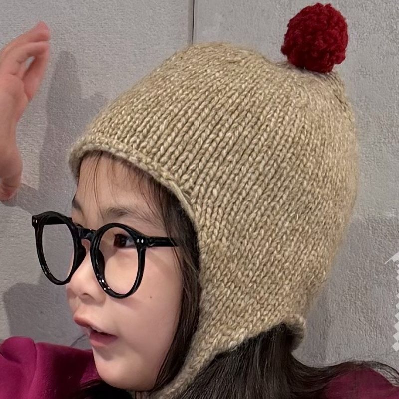 大金定制百搭球球男女宝巨舒服保暖护耳帽