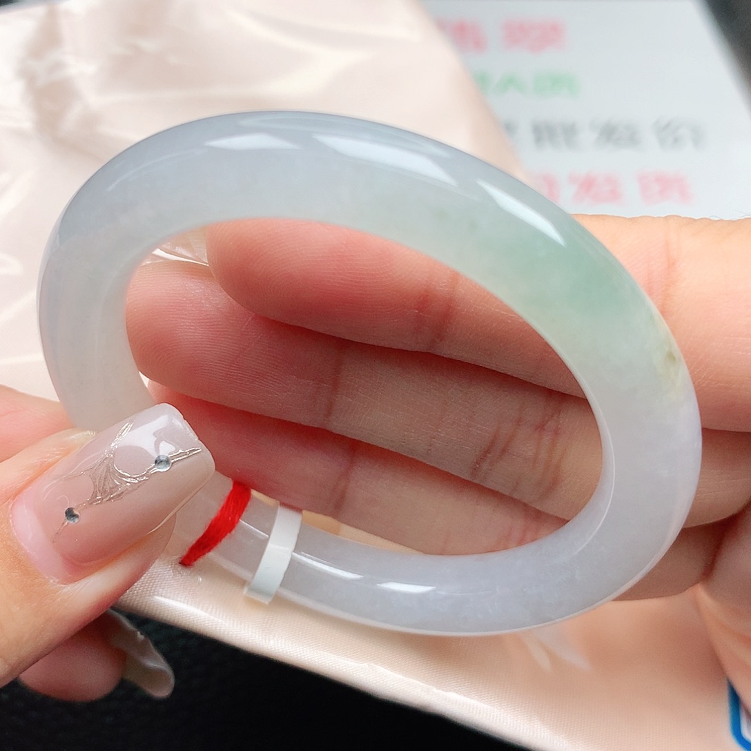 未镶嵌手镯翡翠50.51圆条
