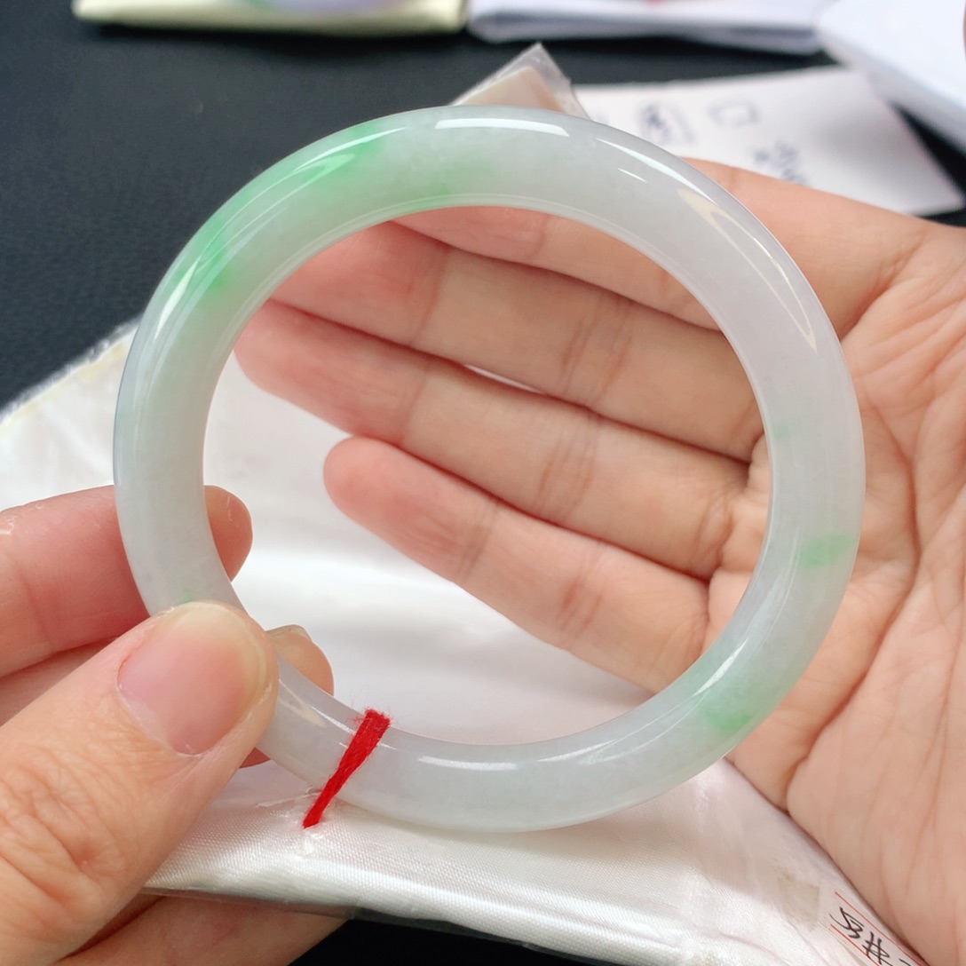 翡翠手镯未镶嵌烙*缅甸圆53