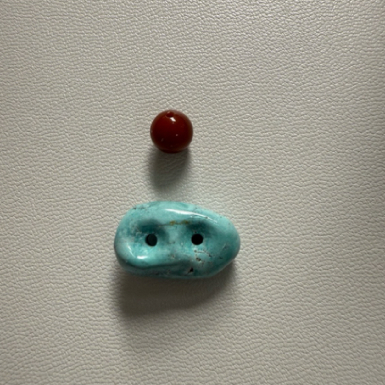 天然原矿南红圆珠