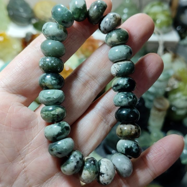 岫玉手串款式未镶嵌