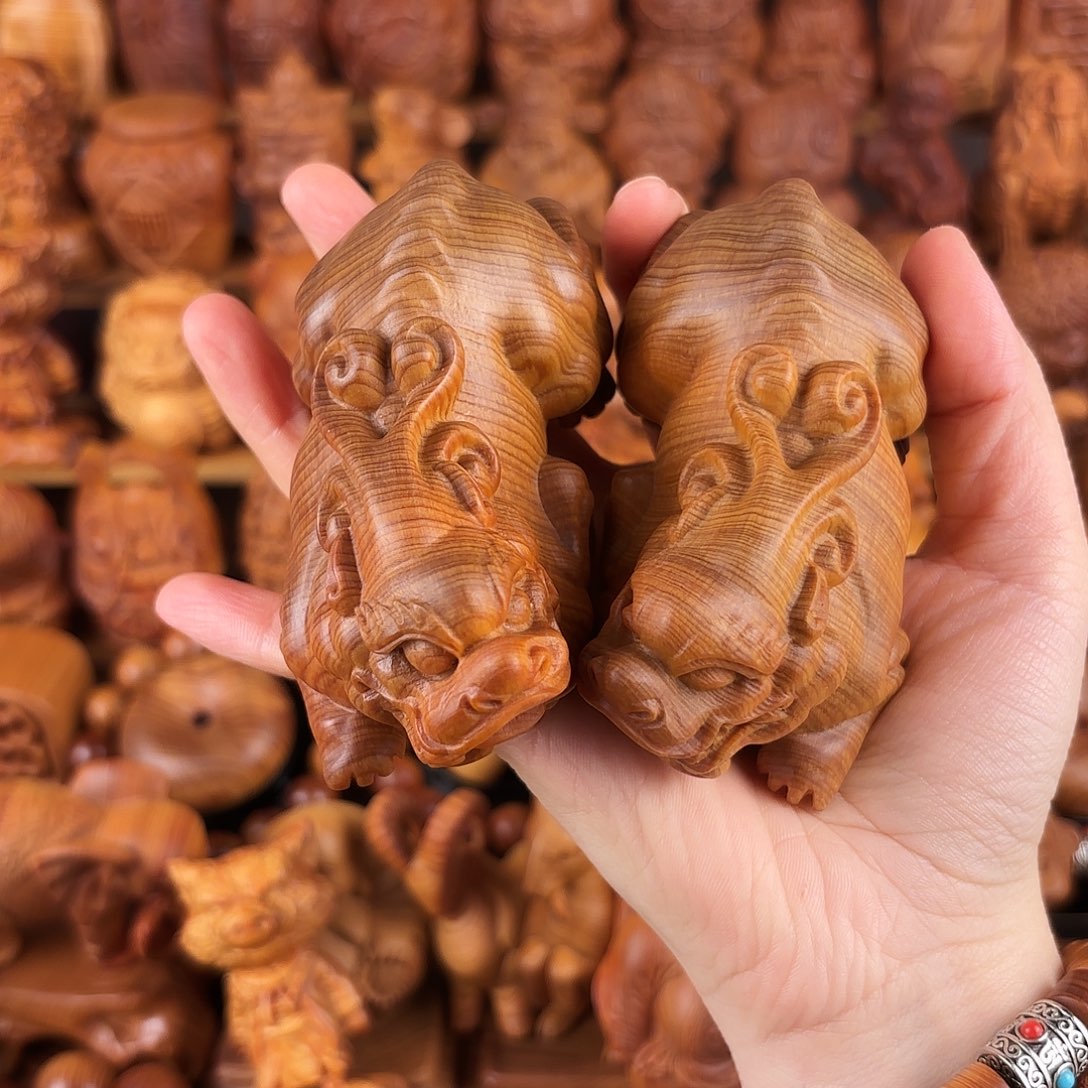 崖柏崖柏高油陈化老料2个大号