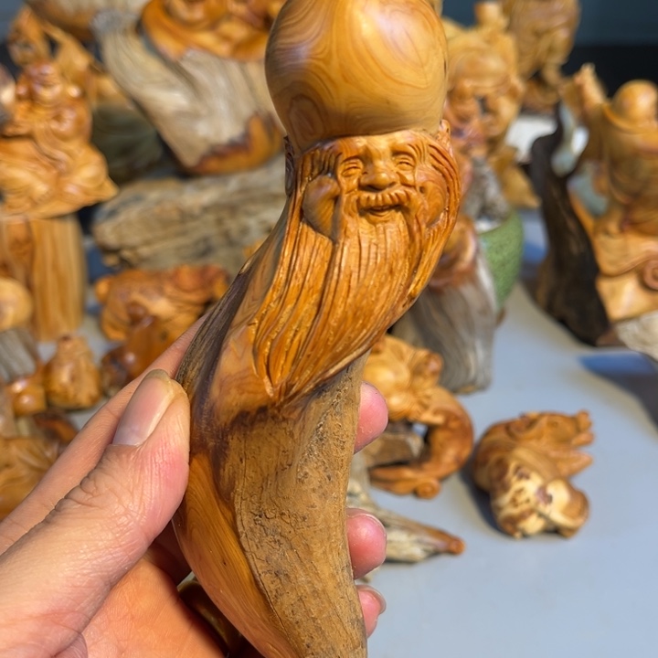 柏木（崖柏）根雕工艺摆件