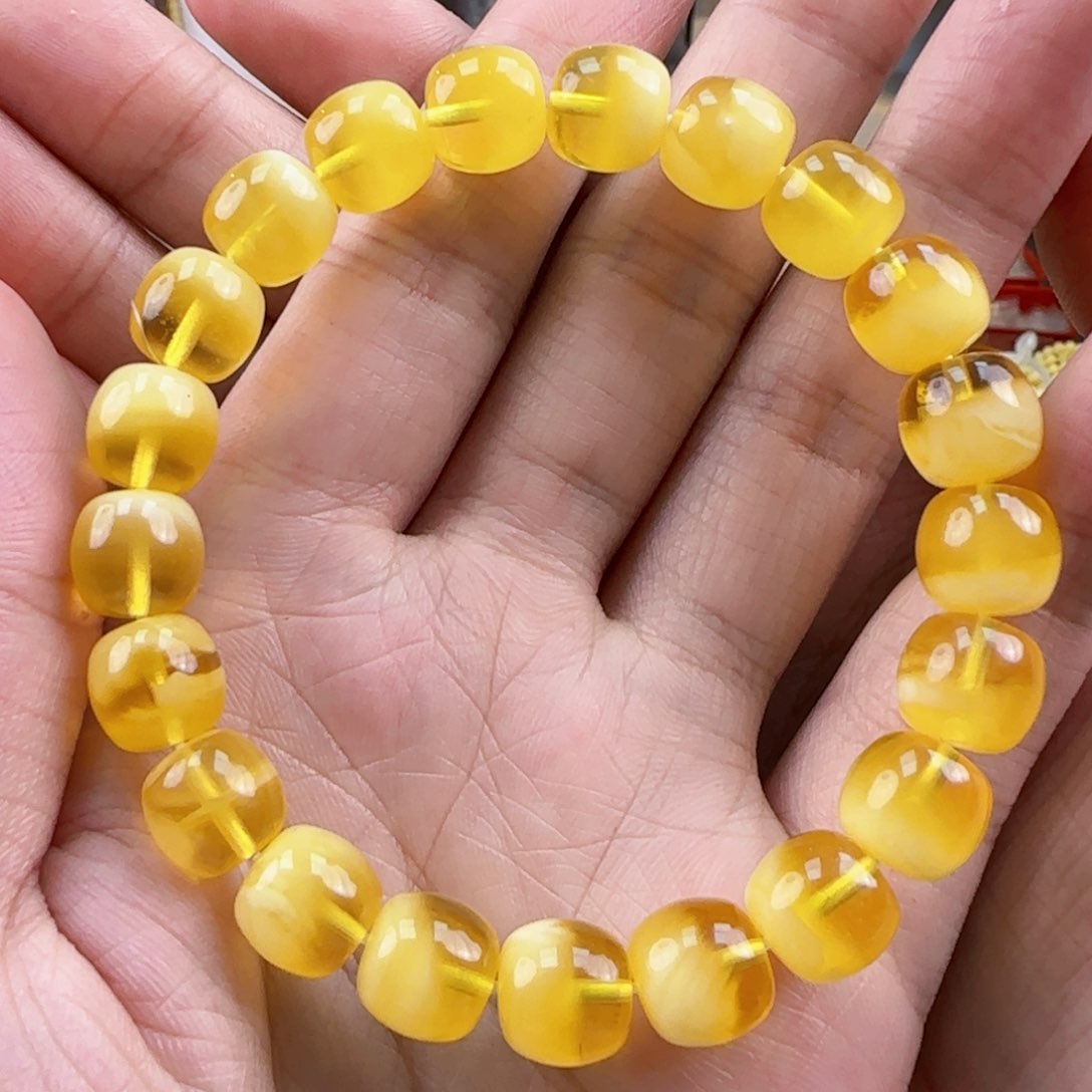 琥珀裸石未镶嵌蜜蜡