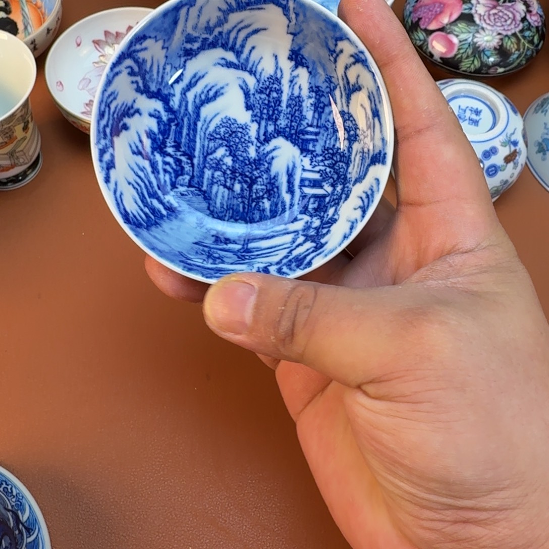 阿***杀杯子景德镇全手工手绘陶瓷