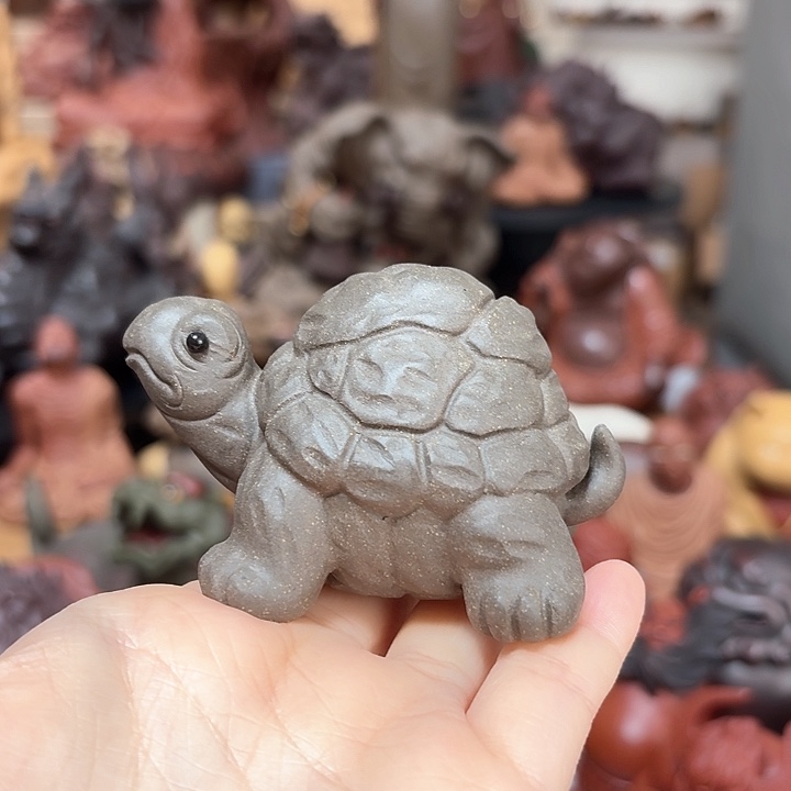 紫砂茶宠泰山石敢当