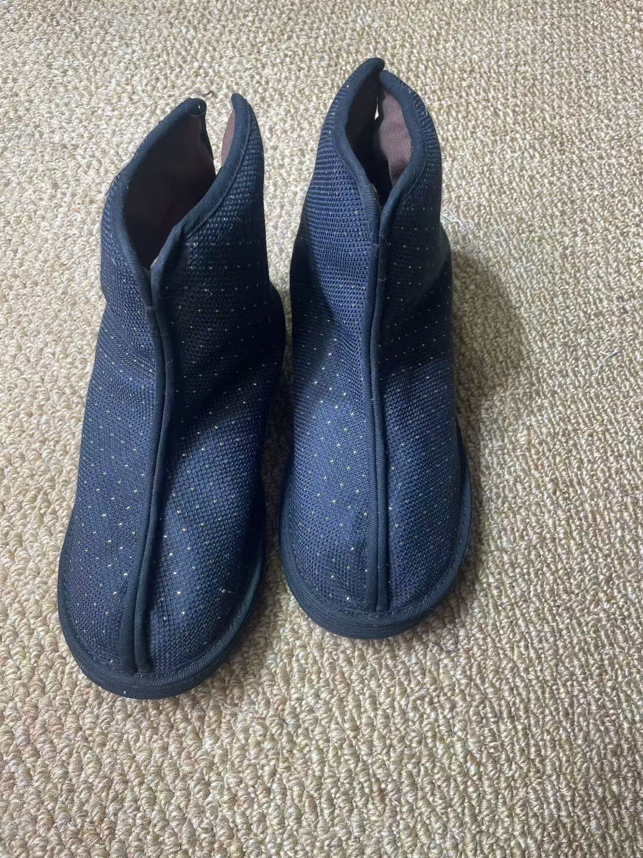 【冬夜星蓝】棉花窝窝鞋新中式千层底高帮布鞋