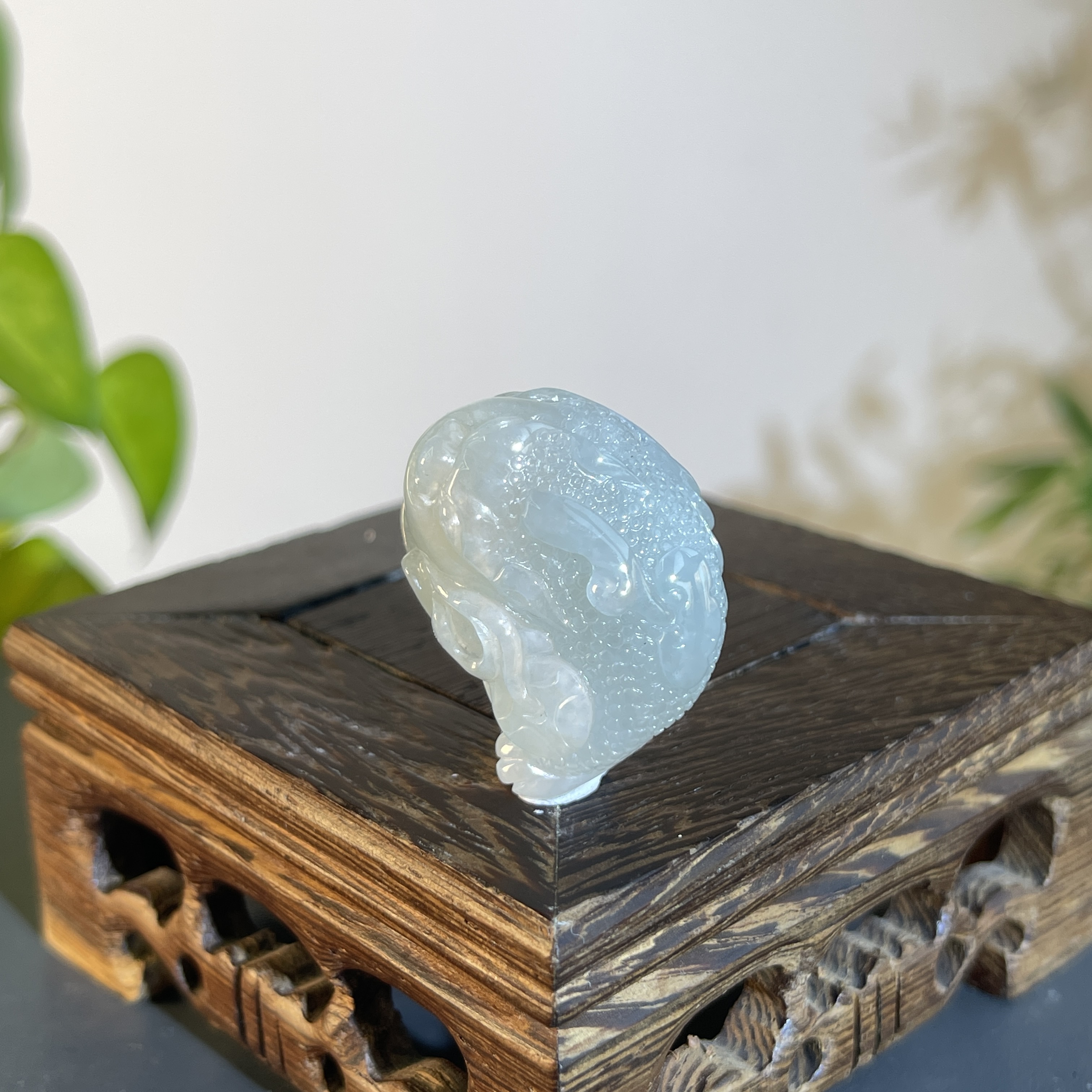 JTB05-32  天然缅甸翡翠A货 三脚金蟾