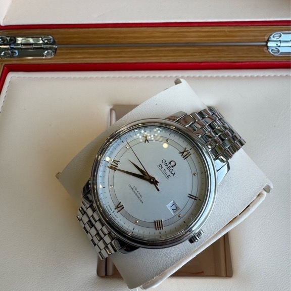 99新 Omega/欧米茄 碟飞424.10.40.20.02.002 39.5mm 18全套