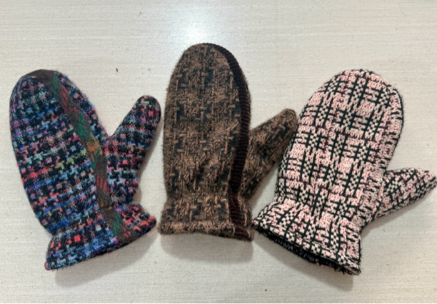 冬季水貂绒手套，纯手工制作，男女通用