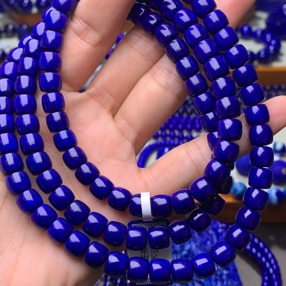 青金石手串未镶嵌8mm918