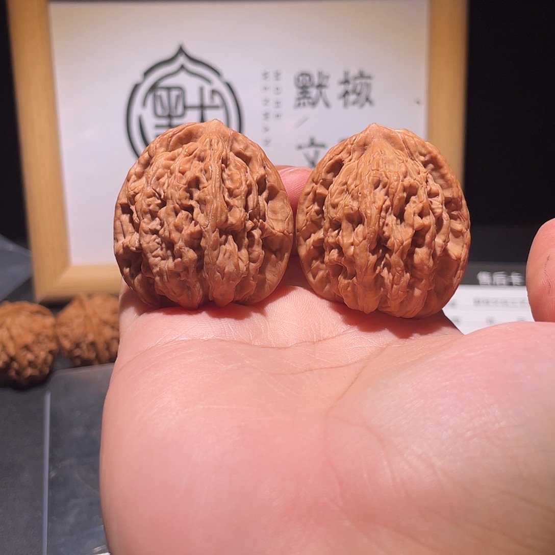 把件文玩核桃39全品虎头