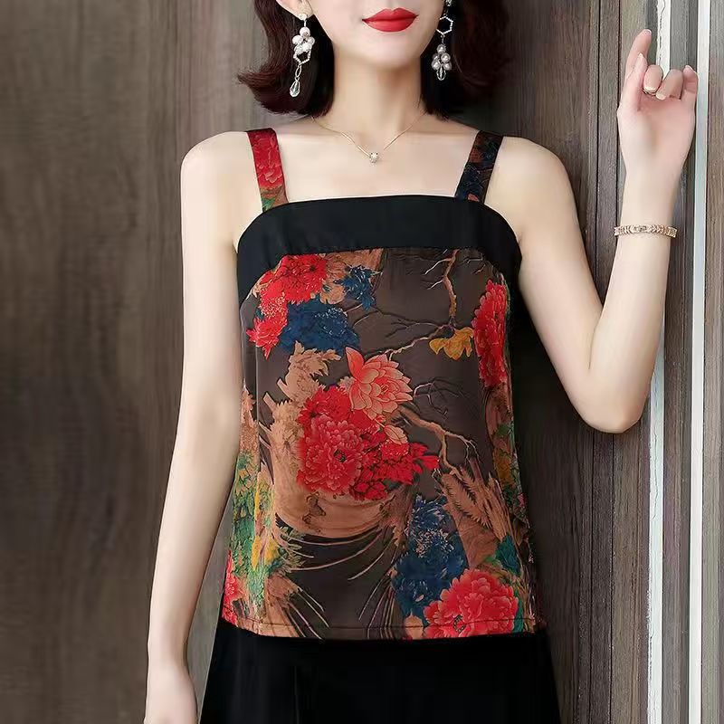 性感风黑色轻奢分体睡衣套装纯欲迷人吊带修身紧身内衣家居服9381