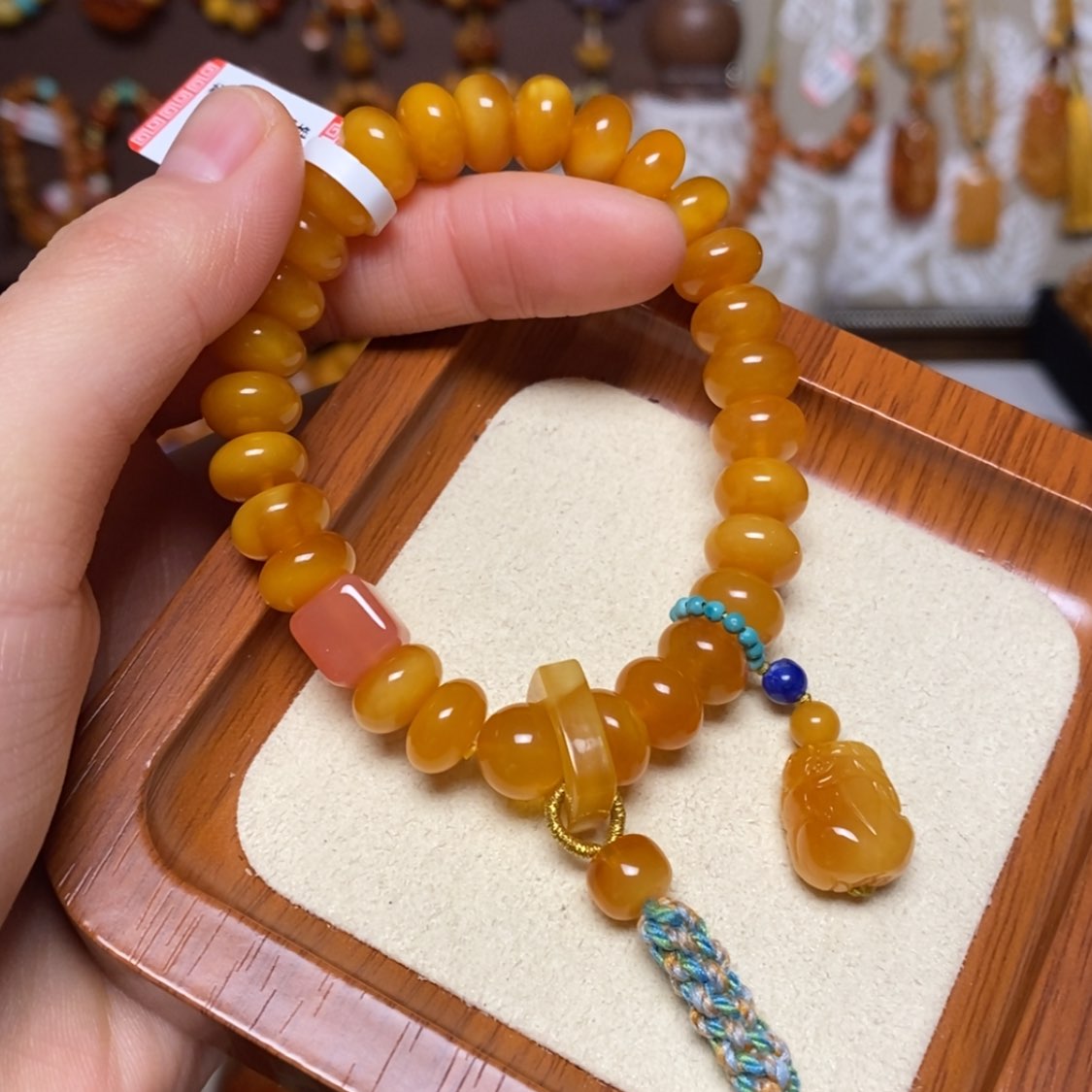 【闪购商品】手链蜜蜡未镶嵌手串