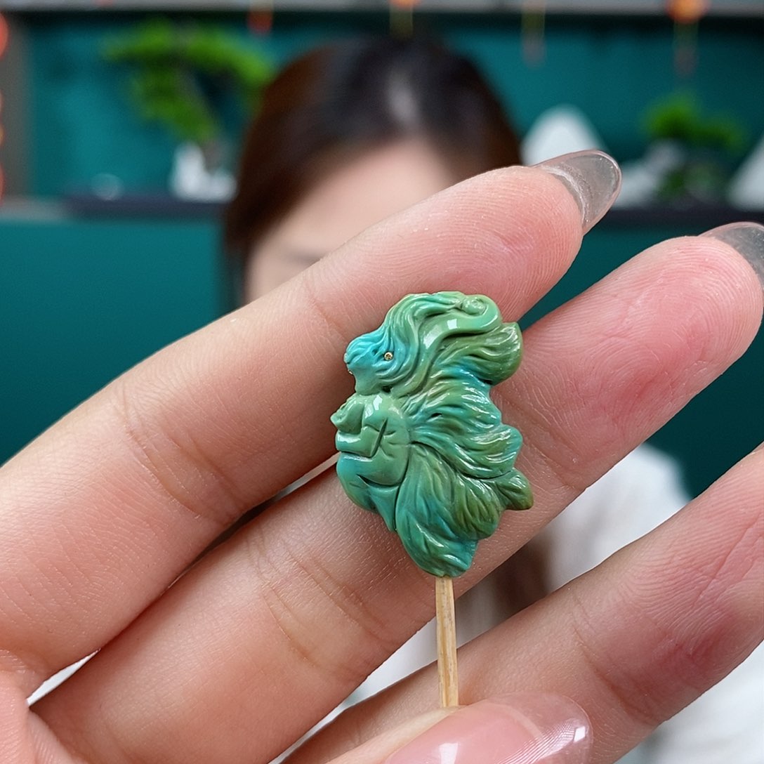 绿松石珠宝奇石未镶嵌