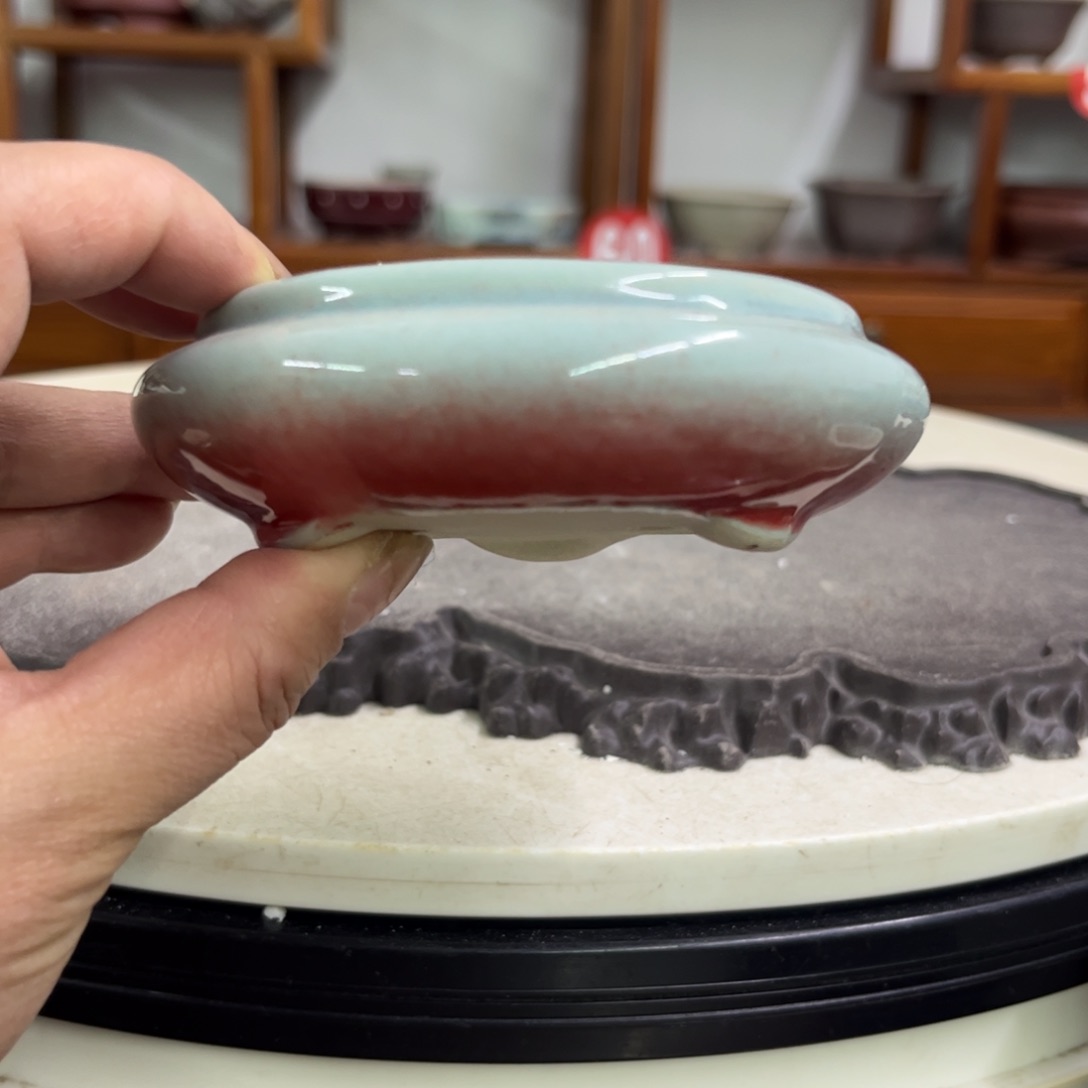 紫砂花盆瑕疵3-8。。。