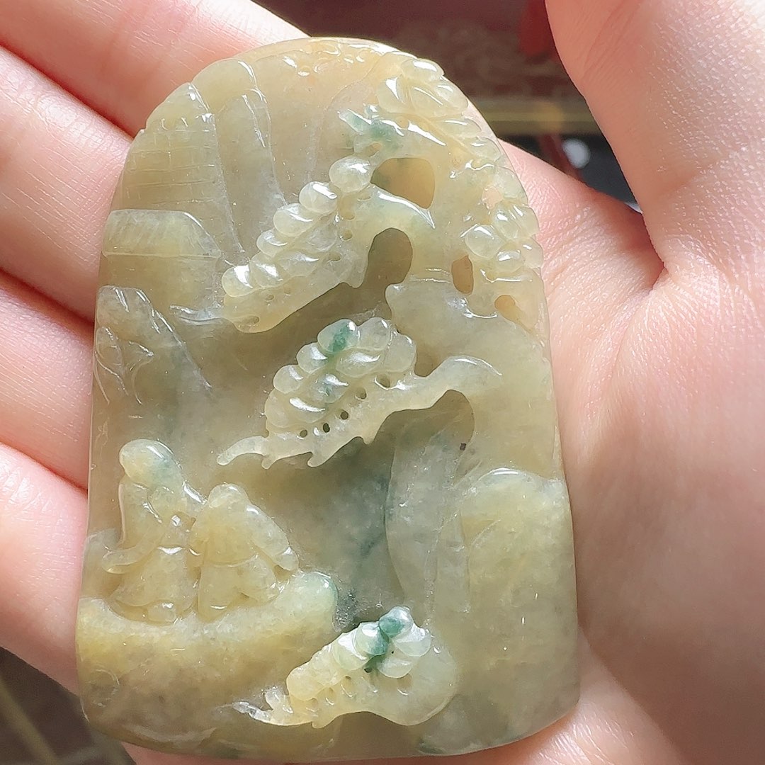 翡翠吊坠(不含链)未镶嵌