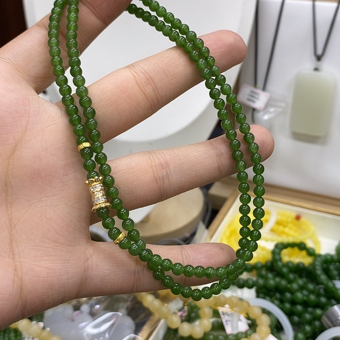 和田玉手链未镶嵌