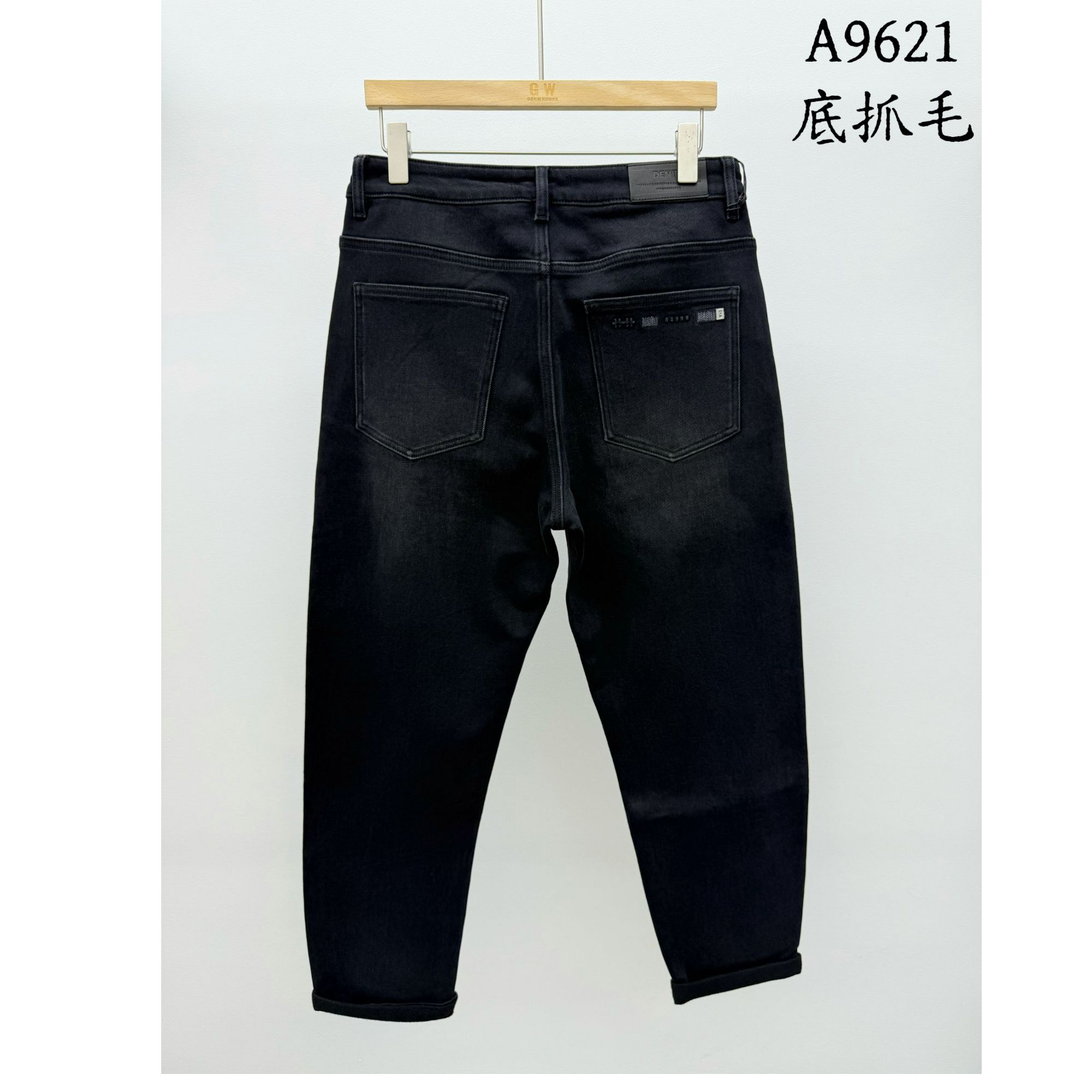 乔家男士加绒牛仔裤