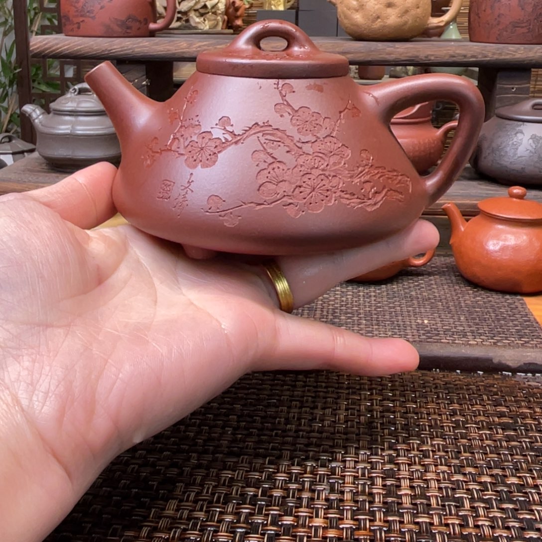 紫砂茶壶宜兴原矿紫砂手工制全260