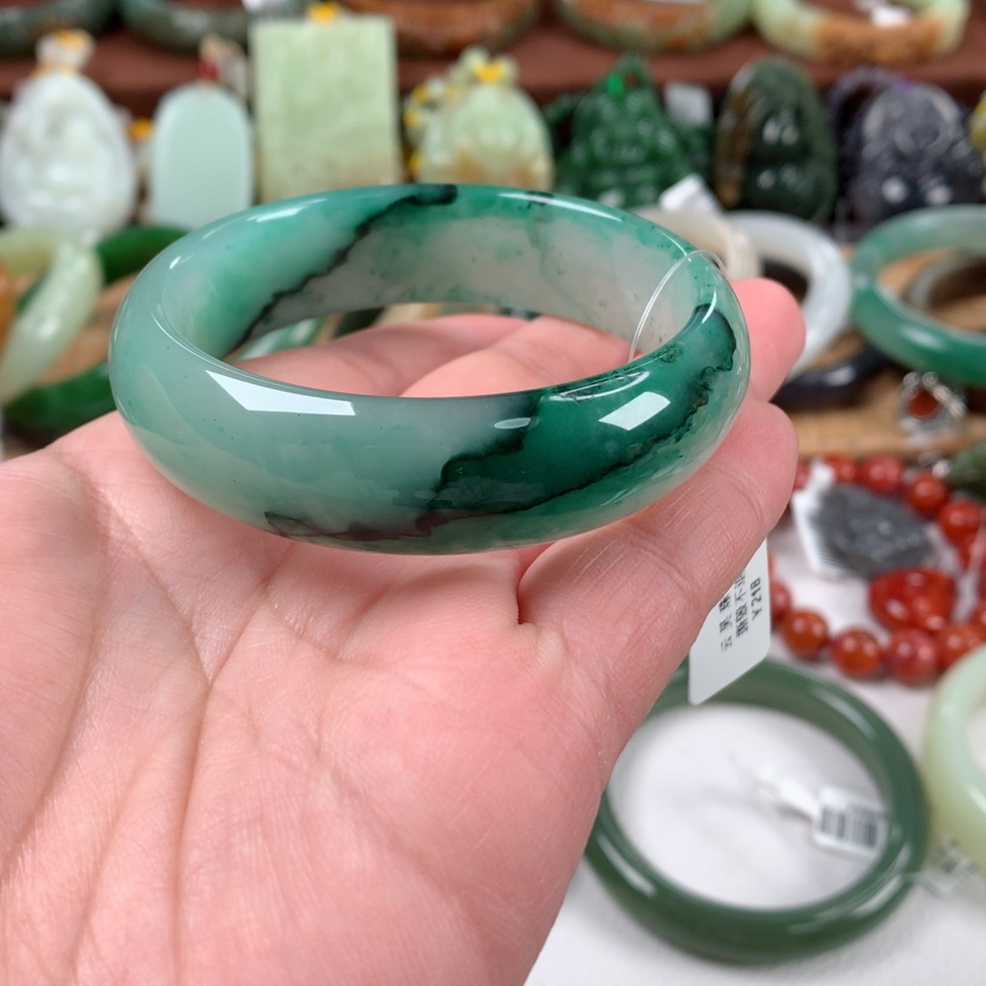 石英质玉手镯未镶嵌55_56口径