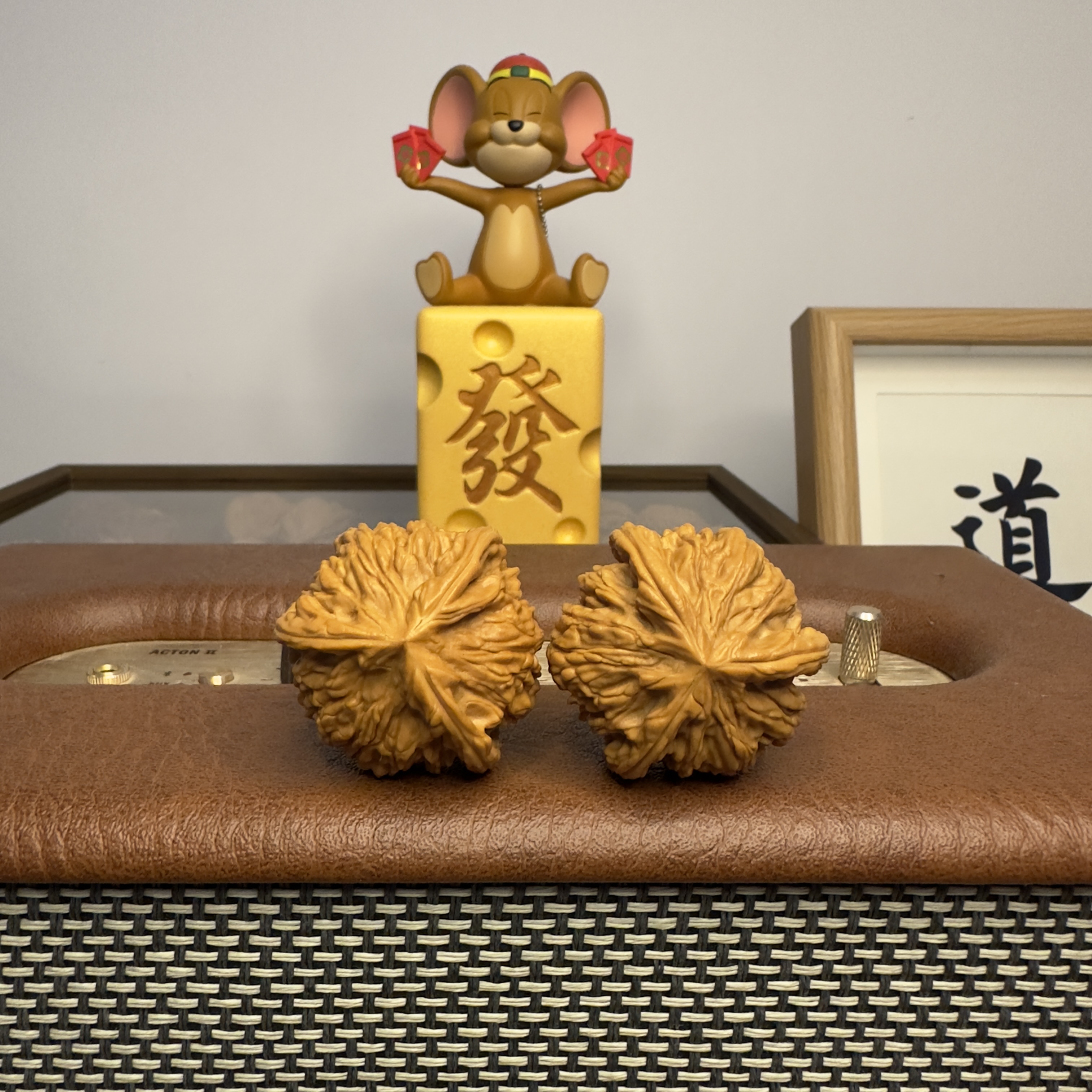 【27】文玩核桃文山三棱正奔玉龙粗筋36+