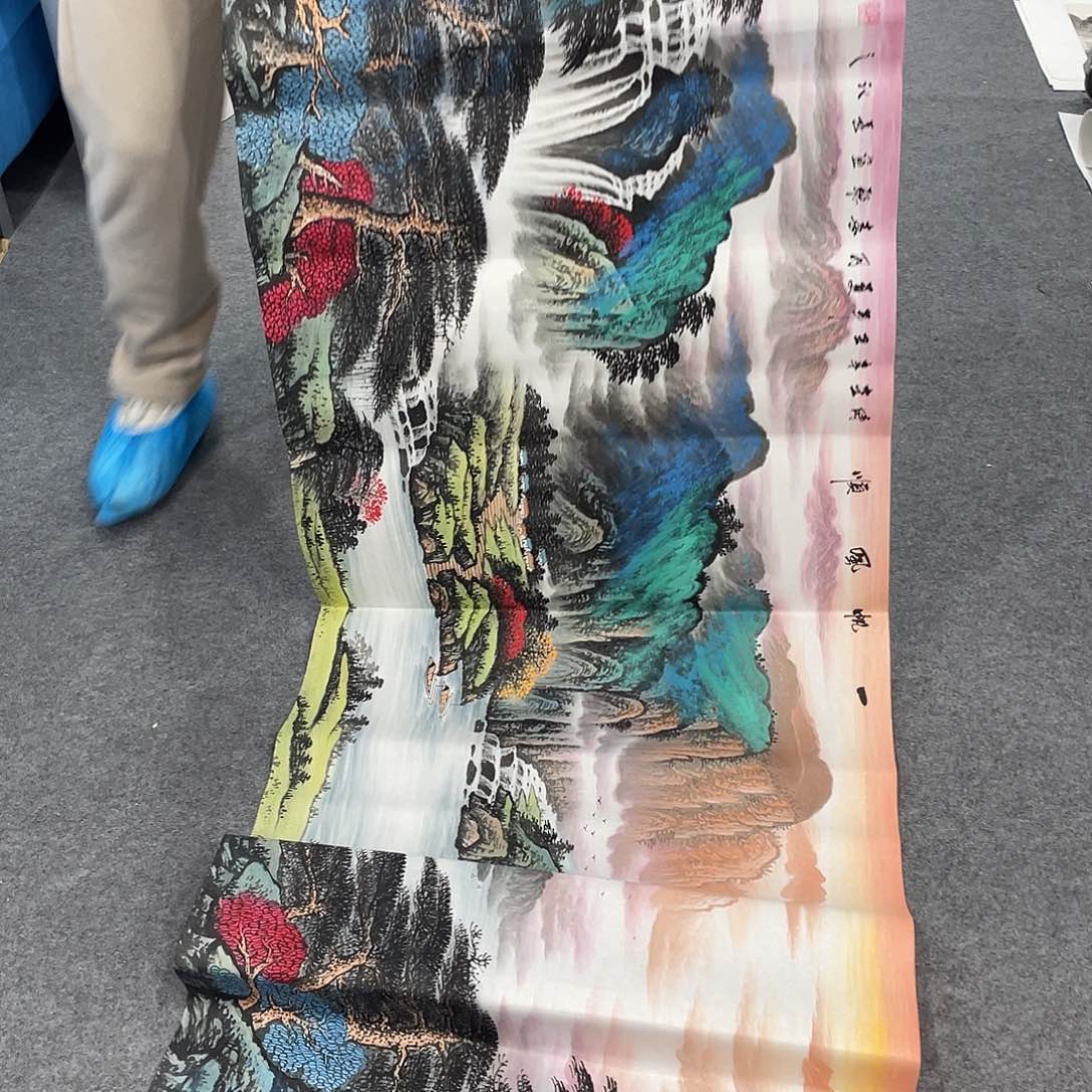 国画今天上午国画作品展示