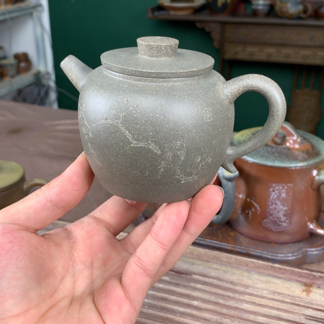 紫砂柴烧纯自然柴烧