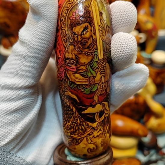 鎏***影葫芦随型设计手把件