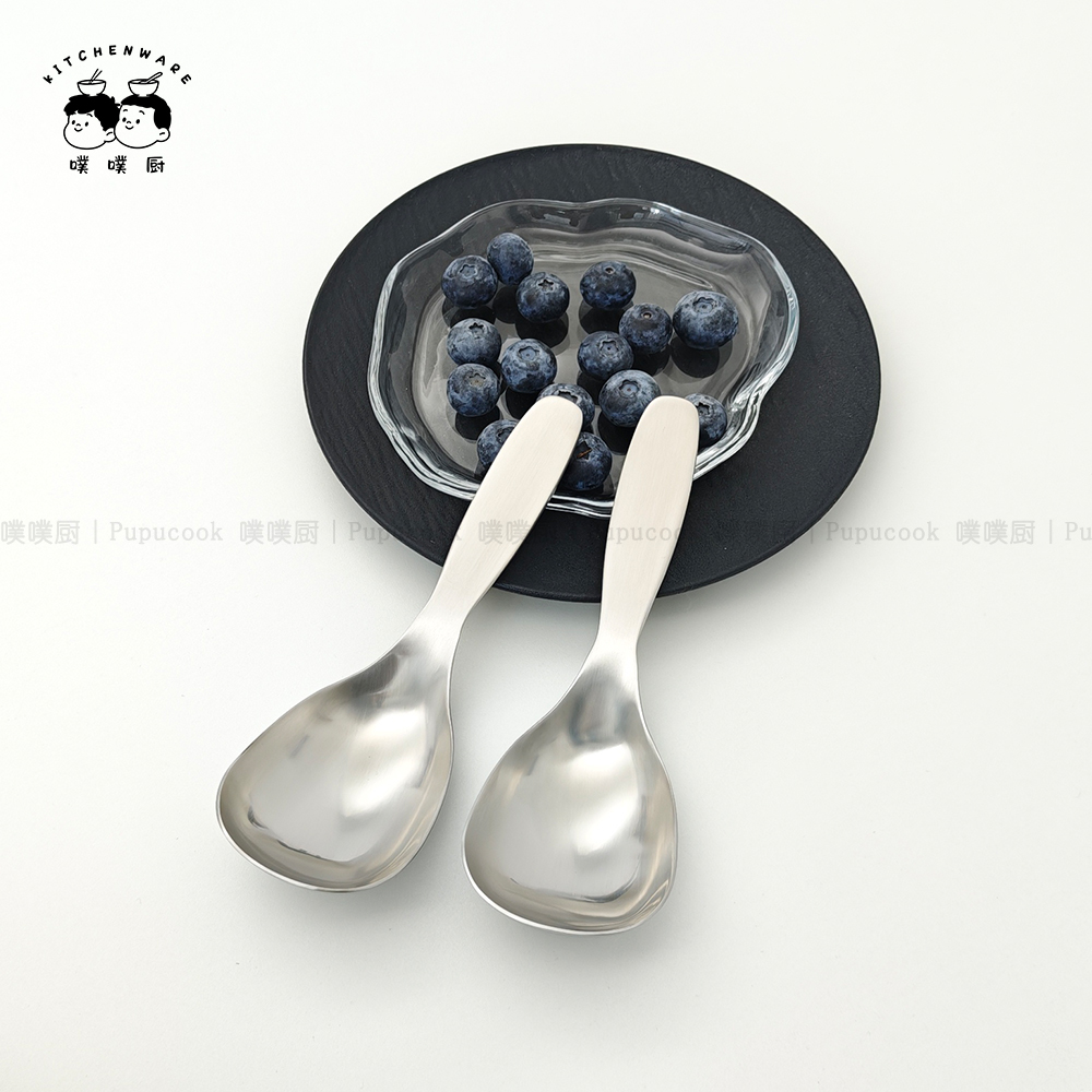 橙姐同款哑光空心柄地主勺小号1810不锈钢分餐勺嗦粉喝汤勺子汤勺