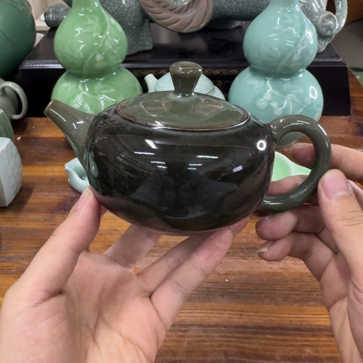 龙泉青瓷茶具微瑕4687