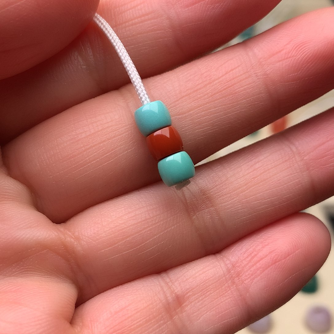 绿松石配珠未镶嵌配饰