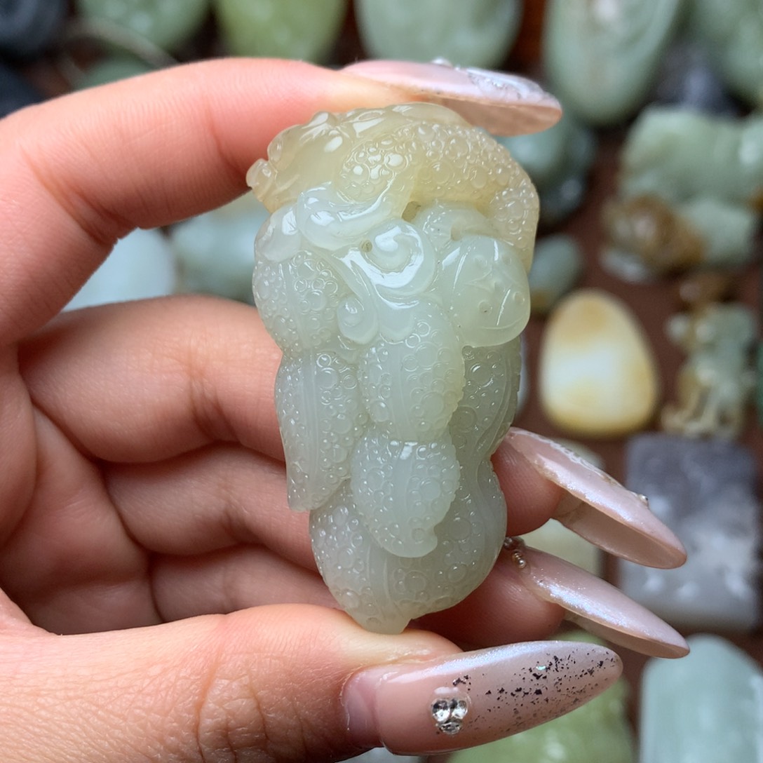 和田玉挂件未镶嵌