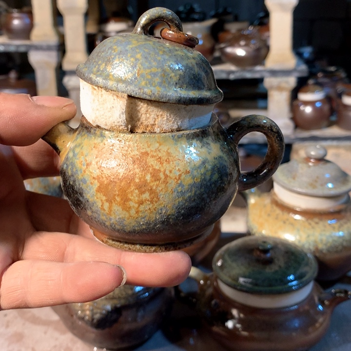 紫砂茶壶纯自然高温裸柴烧