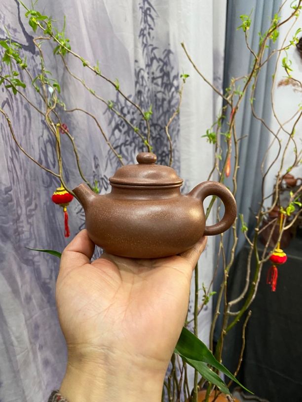 宜兴黄龙山原矿降坡泥全手工容天壶