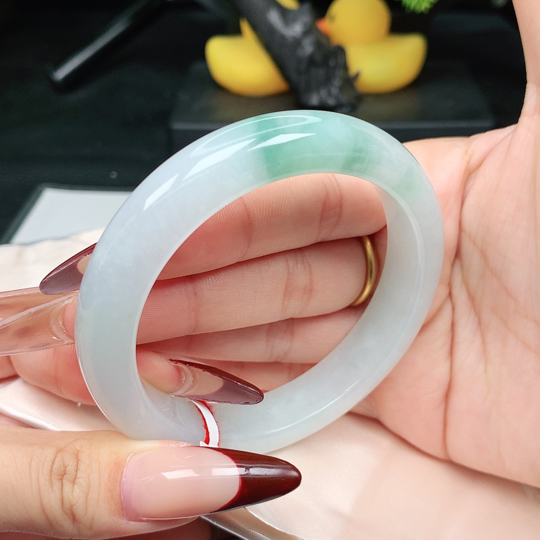 未镶嵌手镯翡翠58-59圈口