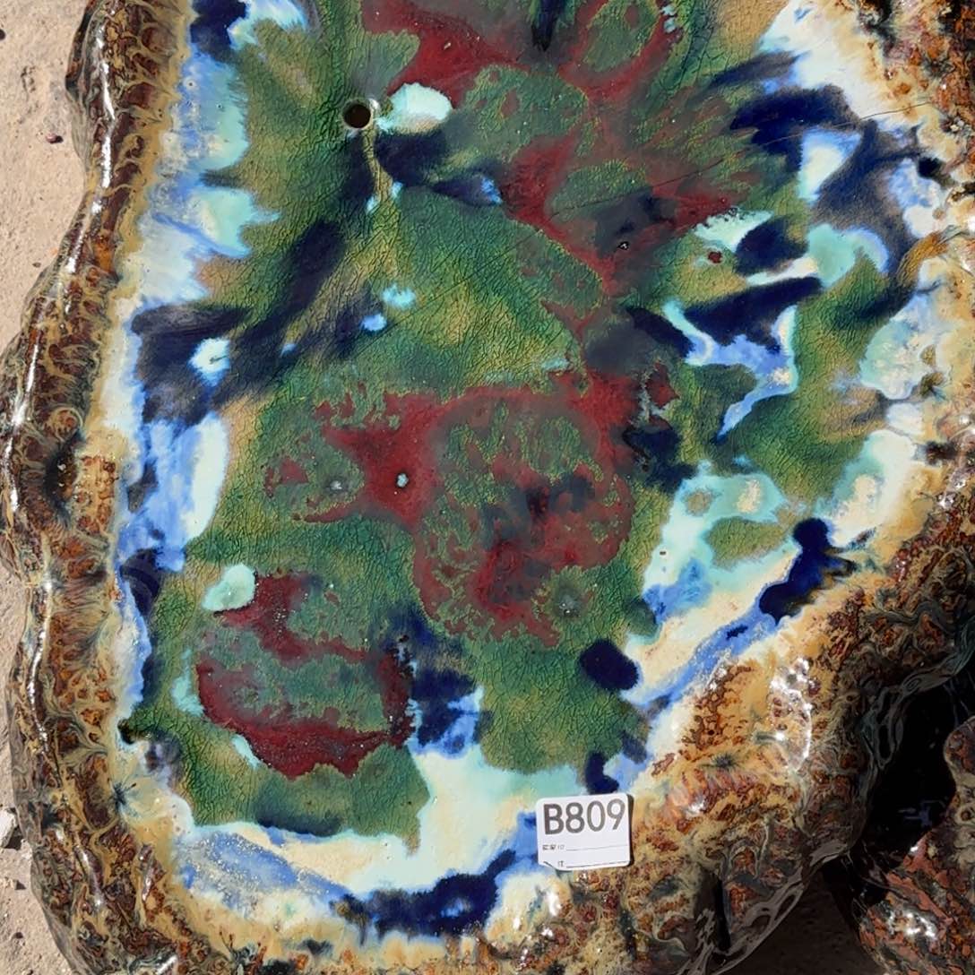 种****花盆紫砂809瑕疵品不包破损