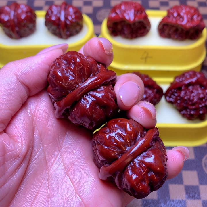 文玩核桃把件蛤蟆头37