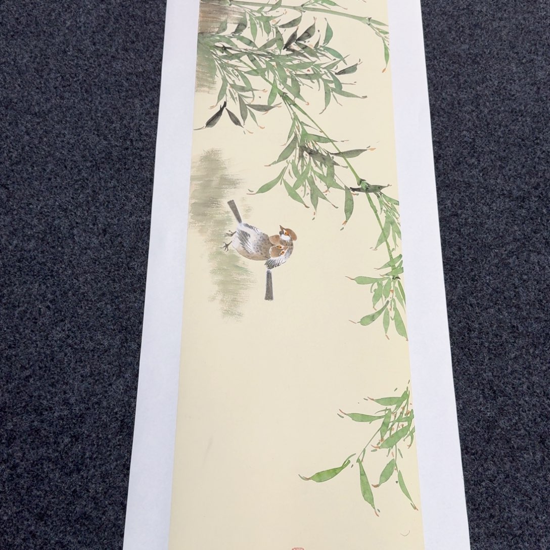 国画国画作品山水花鸟纯手绘