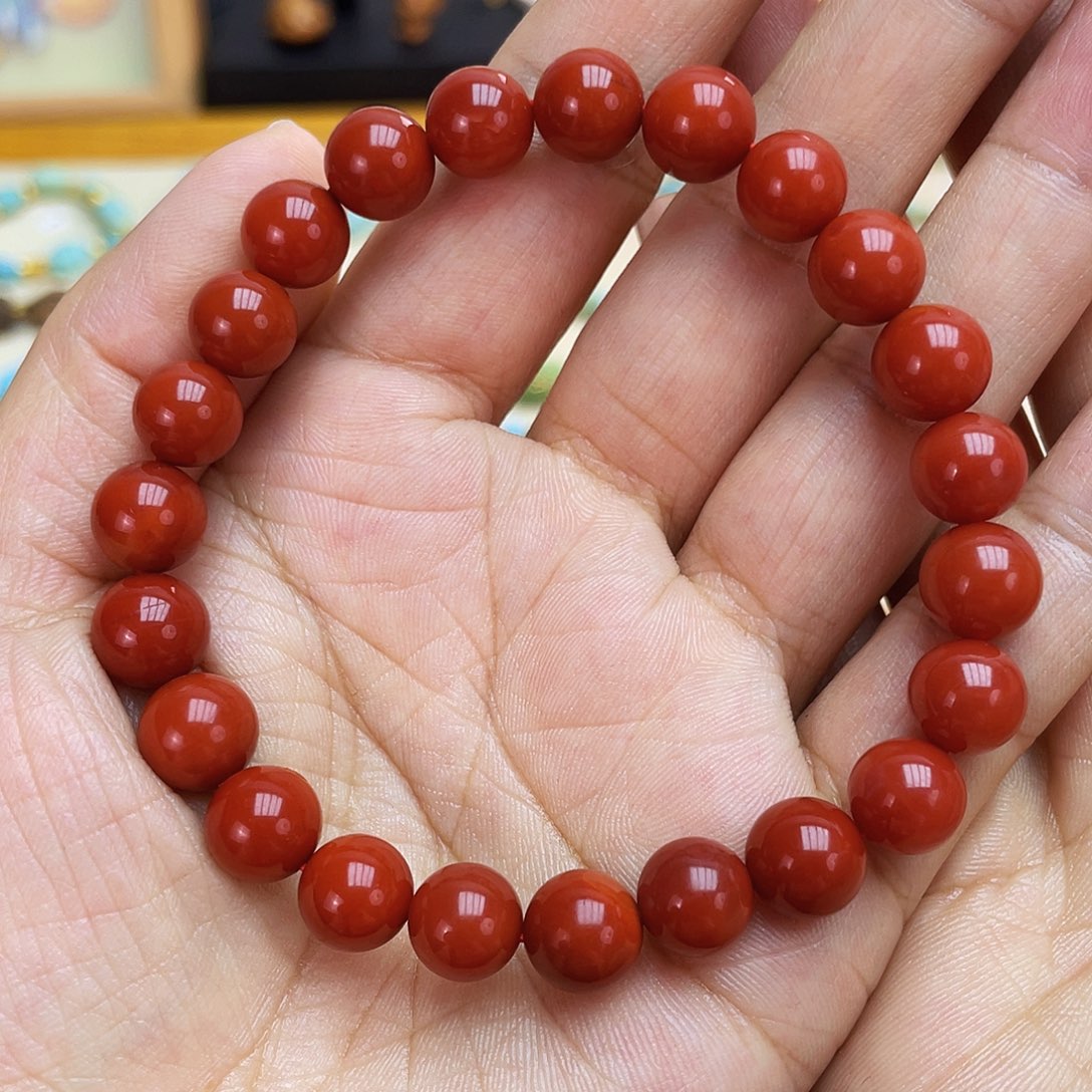 南红玛瑙手链未镶嵌