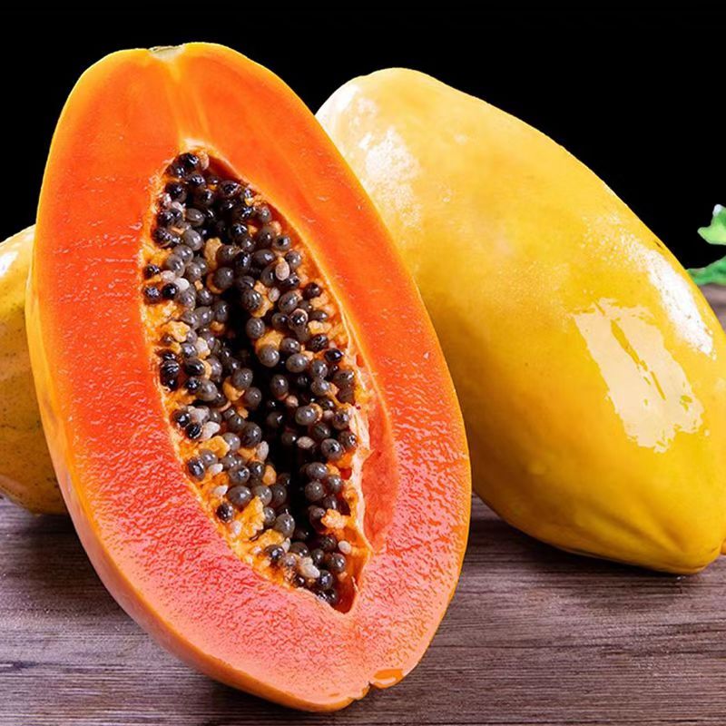 3颗【冰糖心木瓜】海南陵水冰糖心木瓜新鲜好吃4斤以上