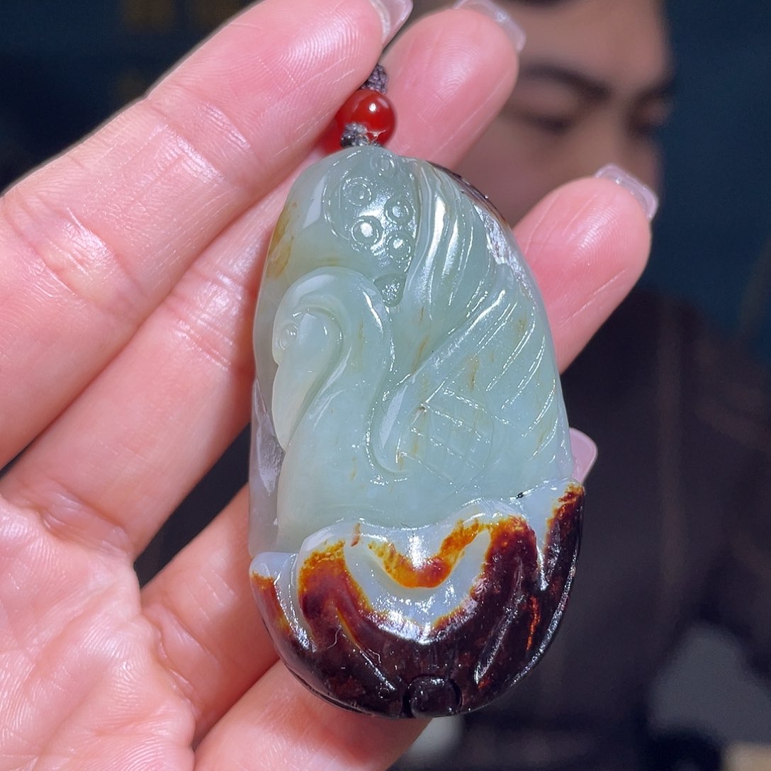 和田玉颈饰未镶嵌